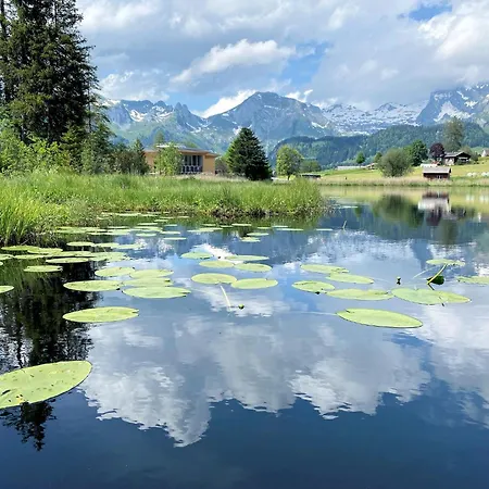 Rietidylle Mit Atemberaubendem Blick Auf Churfirsten